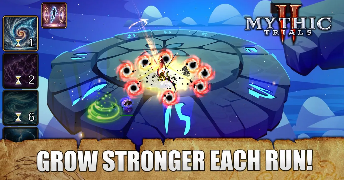 A character growing stronger run after run